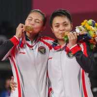 Detik-detik Greysia/Apriyani Raih Emas Olimpiade Tokyo 2020