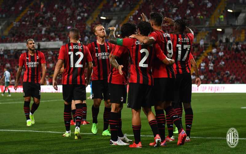 AC Milan menang 2-1 atas Panathinaikos (Twitter @acmilan)