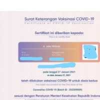 Sertifikat Vaksin Jokowi Bocor, Netizen:Presiden Aja Bocor Gimana Kita