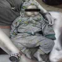 Tega! Bayi 10 Bulan Dicat Silver dan Dibawa Mengemis