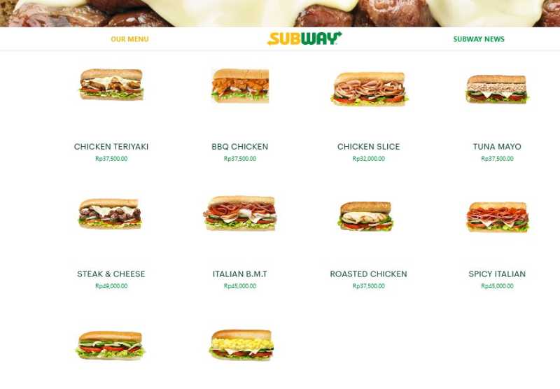 Resmi Buka Gerai Lagi Di Indonesia, Ini Daftar Harga Sandwich Subway