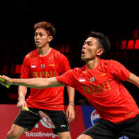 Final Thomas Cup: Fajar-Rian Menang, Indonesia vs China 2-0