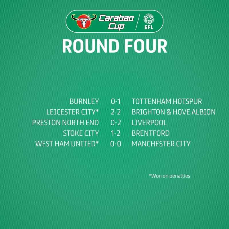 Hasil Carabao Cup (@carabao_cup/Twitter)