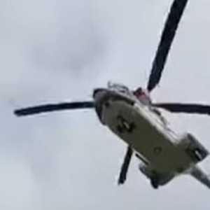 Helikopter Jokowi Patahkan Dahan Pohon dan Bikin Warga Terluka, Istana Beri Santunan