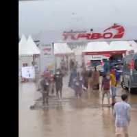 Diguyur Hujan Badai, Sirkuit Mandalika Banjir di Sejumlah Titik