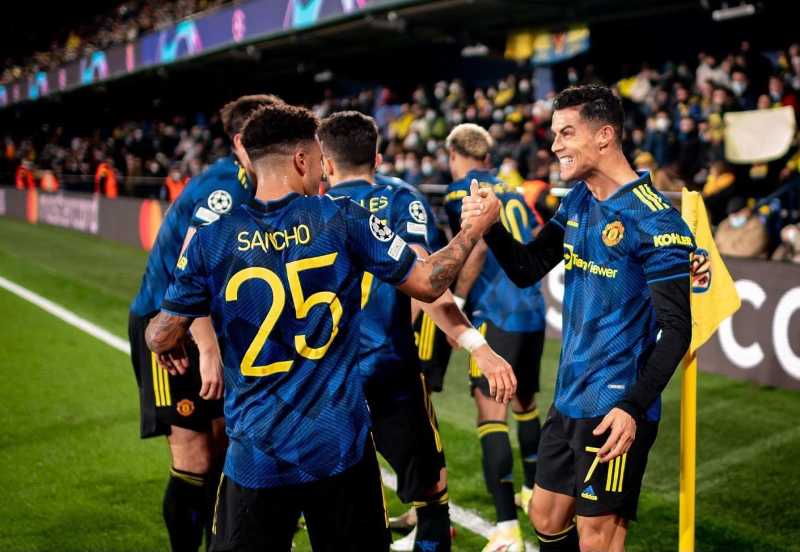 Hasil Liga Champions: Villarreal vs Manchester United 0-2, Jadon Sancho mencetak gol perdana untuk MU