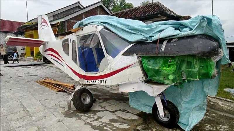 Pesawat berjenis STOL hasil rakitan Heri Suyanto, pria asal Lamongan