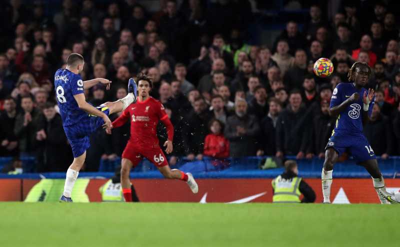 Hasil Liga Inggris Chelsea vs Liverpool 2-2, Mateo Kovacic mencetak gol indah ke gawang Liverpool