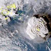 Tsunami Akibat Letusan Gunung Hunga Tonga Sampai di Jepang dan Amerika Serikat