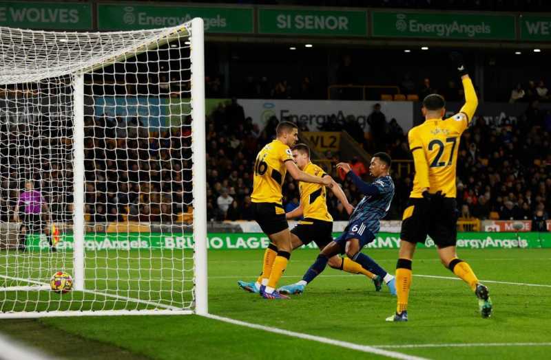 Hasil Liga Inggris: Wolverhampton Wanderers vs Arsenal 0-1