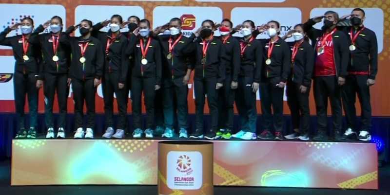 Sejarah, Tim Putri Indonesia Juara Bulu Tangkis Asia Beregu