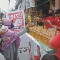 Sindiran Admin Medsos Partai Gerindra Saat PSI Jual Ratusan Liter Minyak Goreng Murah