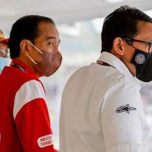 Bukan Karena Pawang Hujan, Sandiaga Ungkap yang Bikin Hujan di Sirkuit Mandalika Reda