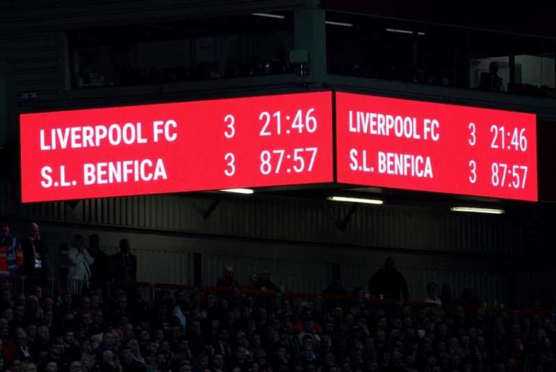     Hasil Liga Champions: Liverpool vs Benfica 3-3. Liverpool lolos ke semifinal dengan kemenangan agregat 6-4