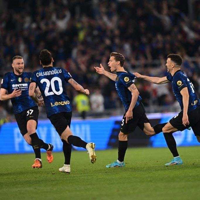Hasil Coppa Italia Juventus vs Inter Milan 2-4, Nicolo Barella mencetak gol pertama untuk Inter Milan