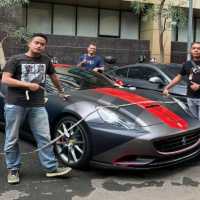 Mobil Ferrari Indra Kenz Senilai Rp 5 Miliar Disita Polisi