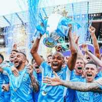 Momen Pesta Juara Manchester City Usai Raih Gelar Liga Inggris