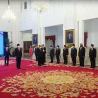 Jokowi Resmi Lantik 2 Menteri dan 3 Wamen, Ini Daftarnya