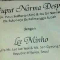 Heboh Lee Minho Nikahi Puput, Gadis Asal Jawa Tengah