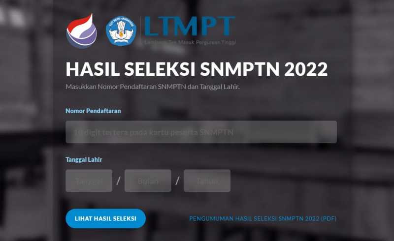 Pengumuman SBMPTN 2022, Cek Hasilnya Di 30 Link Ini