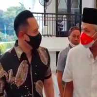 PDI Perjuangan Tolak Koalisi dengan Demokrat, Ganjar Malah Jumatan Bareng AHY