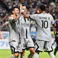 Messi-Neymar-Mbappe Cetak Gol, PSG vs Gamba Osaka 6-2