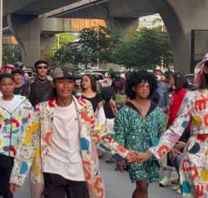 Bonge Cs Ramaikan Citayam Fashion Week di Trotoar Kuningan, Jeje Slebew Tak Diajak?