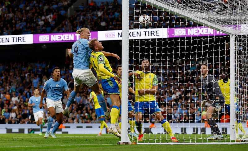     Hasil Liga Inggris: Manchester City vs Notthingham Forest 6-0, Erling Haaland mencetak hattrick