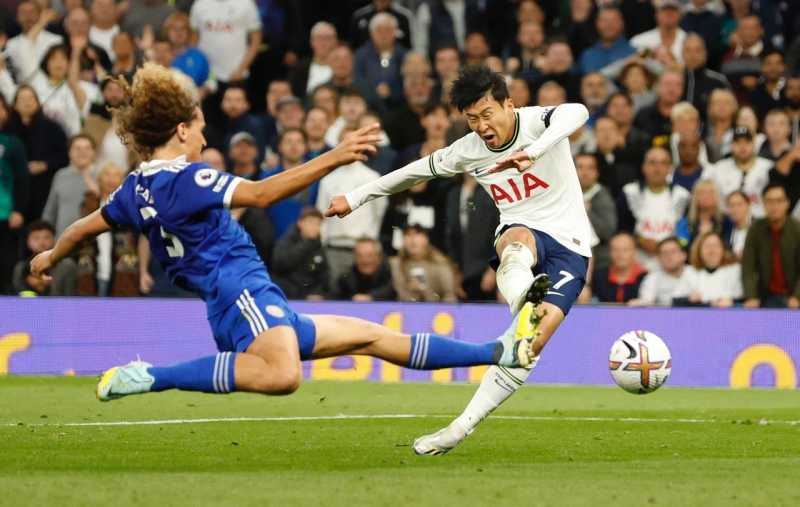     Hasil Liga Inggris: Tottenham Hotspur vs Leicester City 6-2, Heung Min Son mencetak hattrick dalam 13 menit