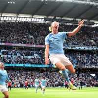 Hasil dan Klasemen Liga Inggris: Haaland Gacor Saat Bantai MU, Man City Buru Arsenal