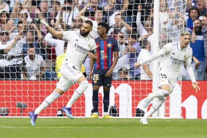     Hasil LaLiga Spanyol: Real Madrid vs Barcelona 3-1, Los Blancos memenangi duel El Clasico edisi I musim ini