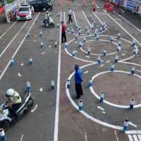 Ujian Praktik SIM C Tak Lagi Harus Lintasi Angka 8 dan Zigzag, Begini Trek Barunya