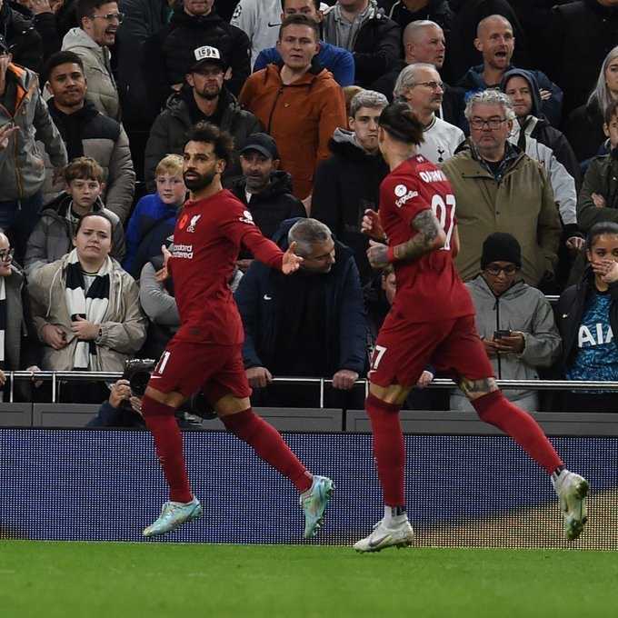     Liga Inggris: Tottenham Hotspur vs Liverpool 1-2, Mo Salah mencetak brace untuk membawa The Reds meraih kemenangan tandang perdana musim ini
