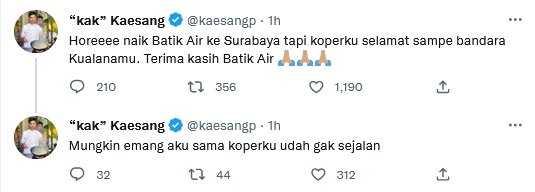    Tas Kaesang Pangarep nyasar ke Bandara Kualanamu