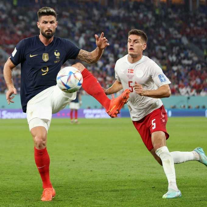    Piala Dunia 2022: Prancis vs Denmark 2-1, Prancis menjadi tim pertama lolos ke 16 Besar Piala Dunia 2022