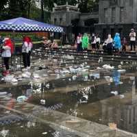 Acara Relawan Jokowi Nusantara Bersatu Sisakan 31 Ton Sampah Berserakan
