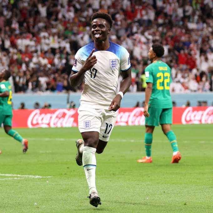     Piala Dunia 2022: Inggris vs Senegal 3-0, Bukayo Saka menyumbang satu gol kemenangan The Three Lions dan mengamankan tiket ke 8 Besar Piala Dunia 2022