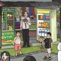 Berkaus Singlet di Poster Jokowi, Nahyan Ketua dari Medan Dapat Sorotan