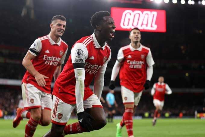     Arsenal vs West Ham United: 3-1, Eddie Nketiah mencetak gol ketiga Arsenal
