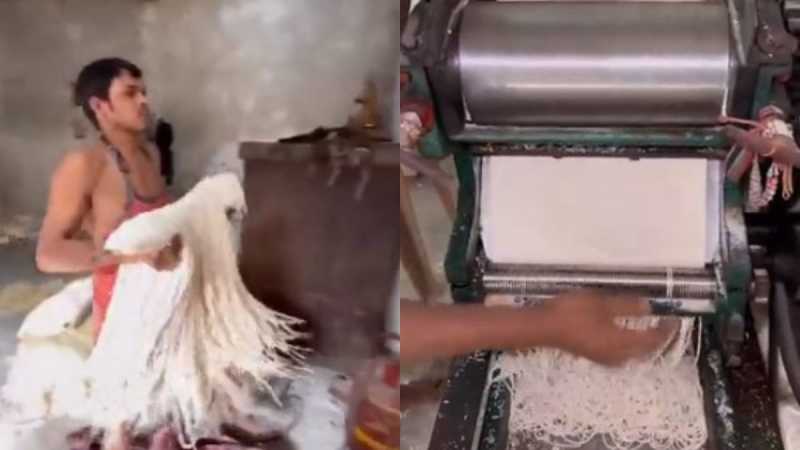     Cara pembuatan mie yang kurang higienis