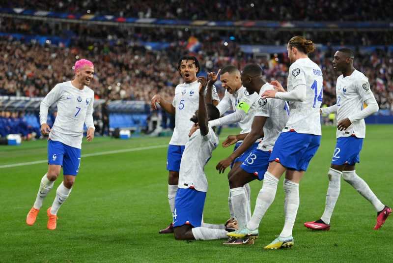     Kualifikasi Piala Eropa 2024: Prancis vs Belanda 4-0, Dayot Upamecano mencetak gol kedua Les Blues