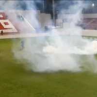 Tentara Israel Serbu Laga Liga Palestina dengan Gas Air Mata