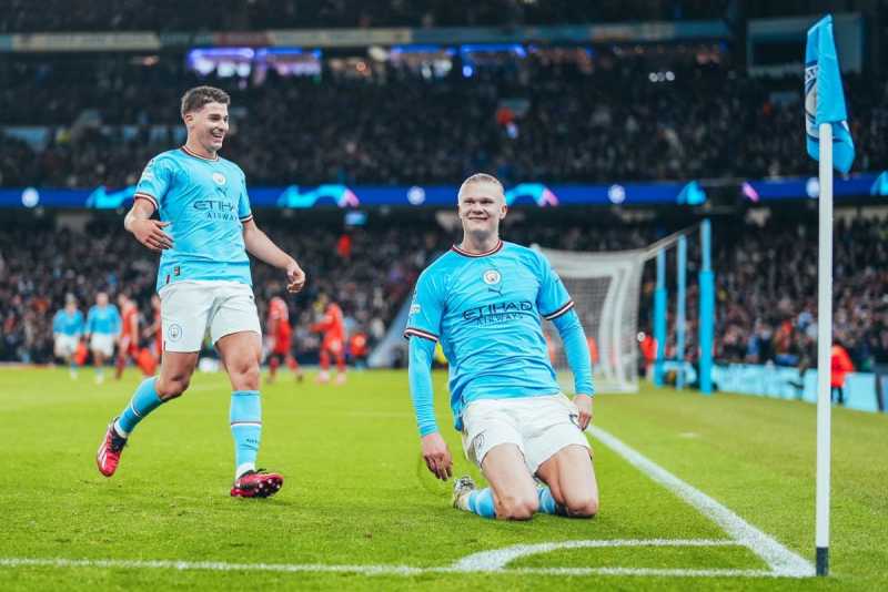     Manchester City vs Bayern Munchen 3-0: Erling Haaland mencetak rekor baru saat Citizens menang atas Bayern Munchen di leg pertama perempat final Liga Champions