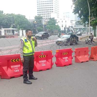 Ada Demo BEM UI di Bundaran HI, simak rekayasa lalu lintas di area demo