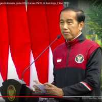 Lepas Kontingan Indonesia ke SEA Games 2023, Presiden Jokowi Pesan Minimal 69 Emas