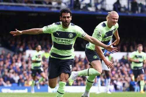     Everton vs Manchester City 0-3: brace Ilkay Gundogan dan satu gol Erling Haaland membawa The Citizens di ambang gelar juara Liga Inggris