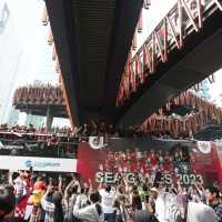 FOTO: Parade Juara Timnas Indonesia di SEA Games 2023