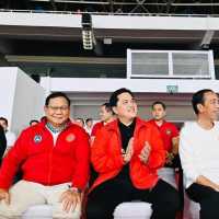 Prabowo Unggah Foto Nobar Indonesia vs Argentina Bareng Jokowi, Jaketnya Jadi Sorotan