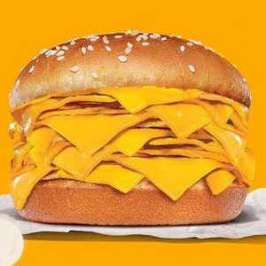 Burger King Perkenalkan Cheeseburger yang Asli: Isinya Keju 20 Lapis
