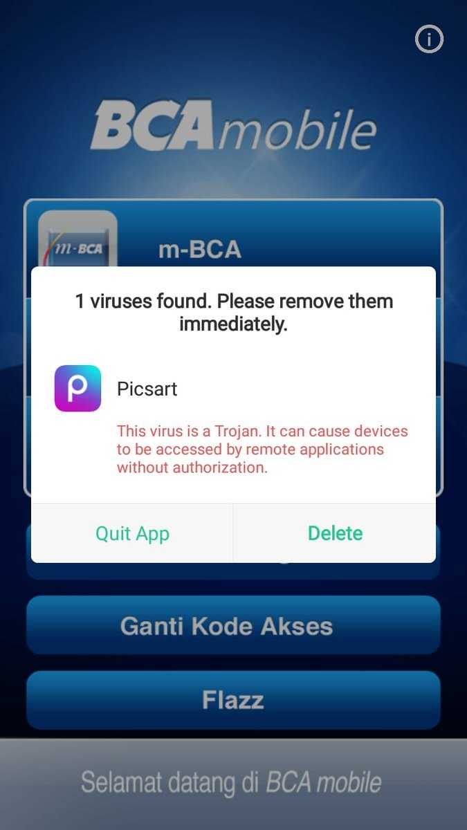     Heboh virus di aplikasi M-BCA